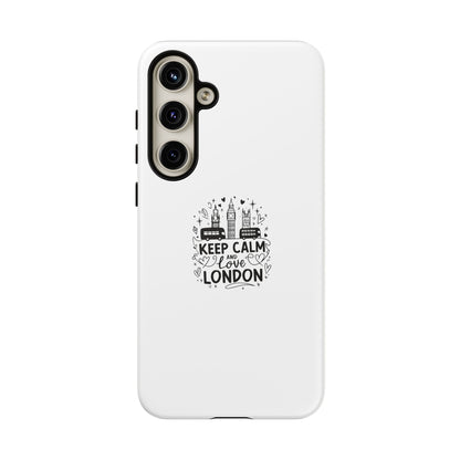 London Keepsake Phone Case - Keep Calm and Love London Design