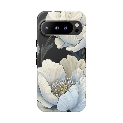 Floral Phone Case, Tough Cases for Women, Stylish Phone Cover, Floral Design Phone Protector, Nature Inspired Tech Accessories