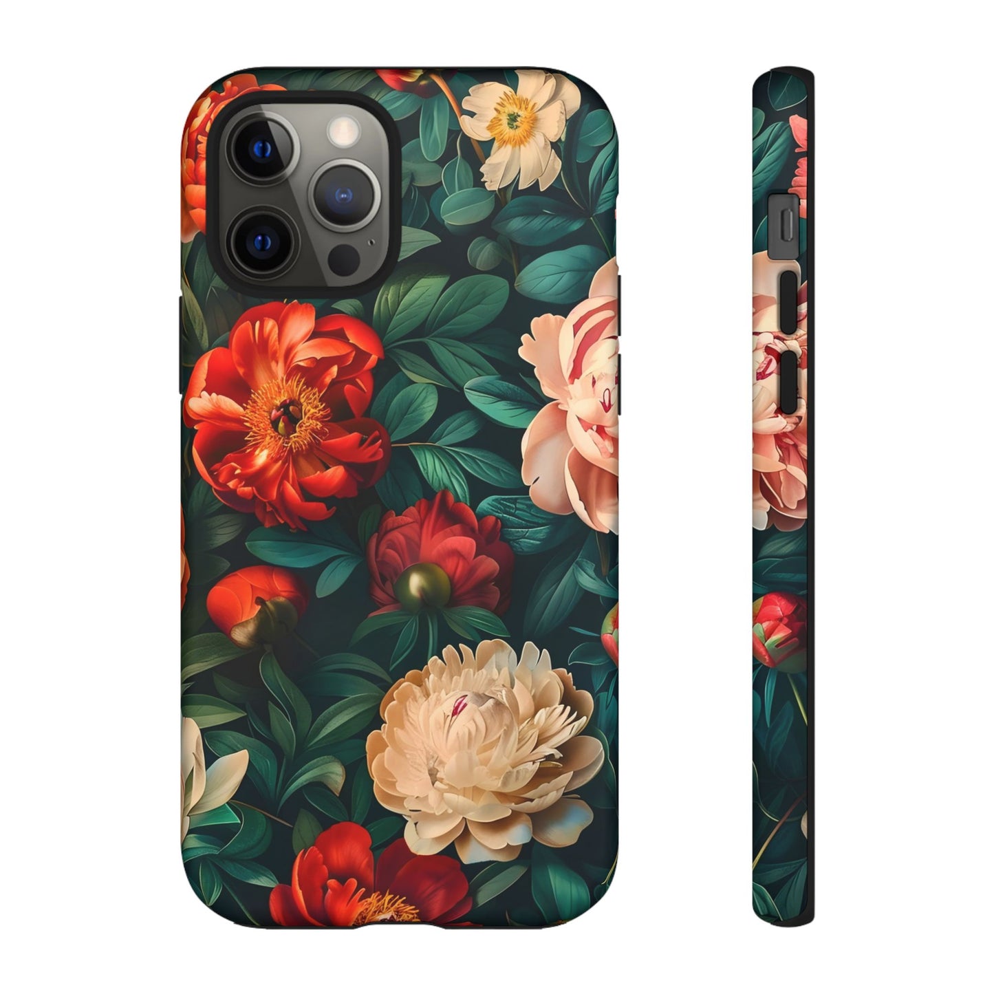 Floral Phone Case - Tough Cases, Vibrant Protection, Gift for Her, Cute Floral Design, Trendy Accessory, Perfect for Spring