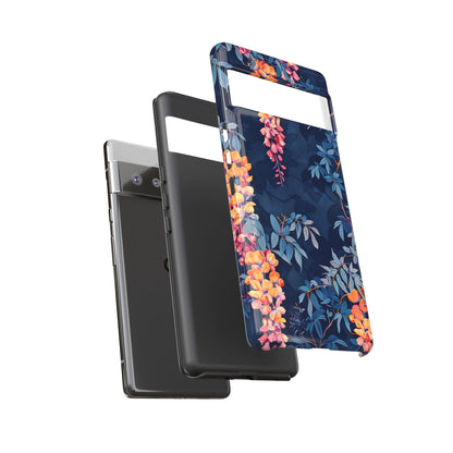 Floral iPhone Case, Tough Phone Cover, Gift for Her, Nature Lover Accessory, Spring Decor, Unique Floral Design