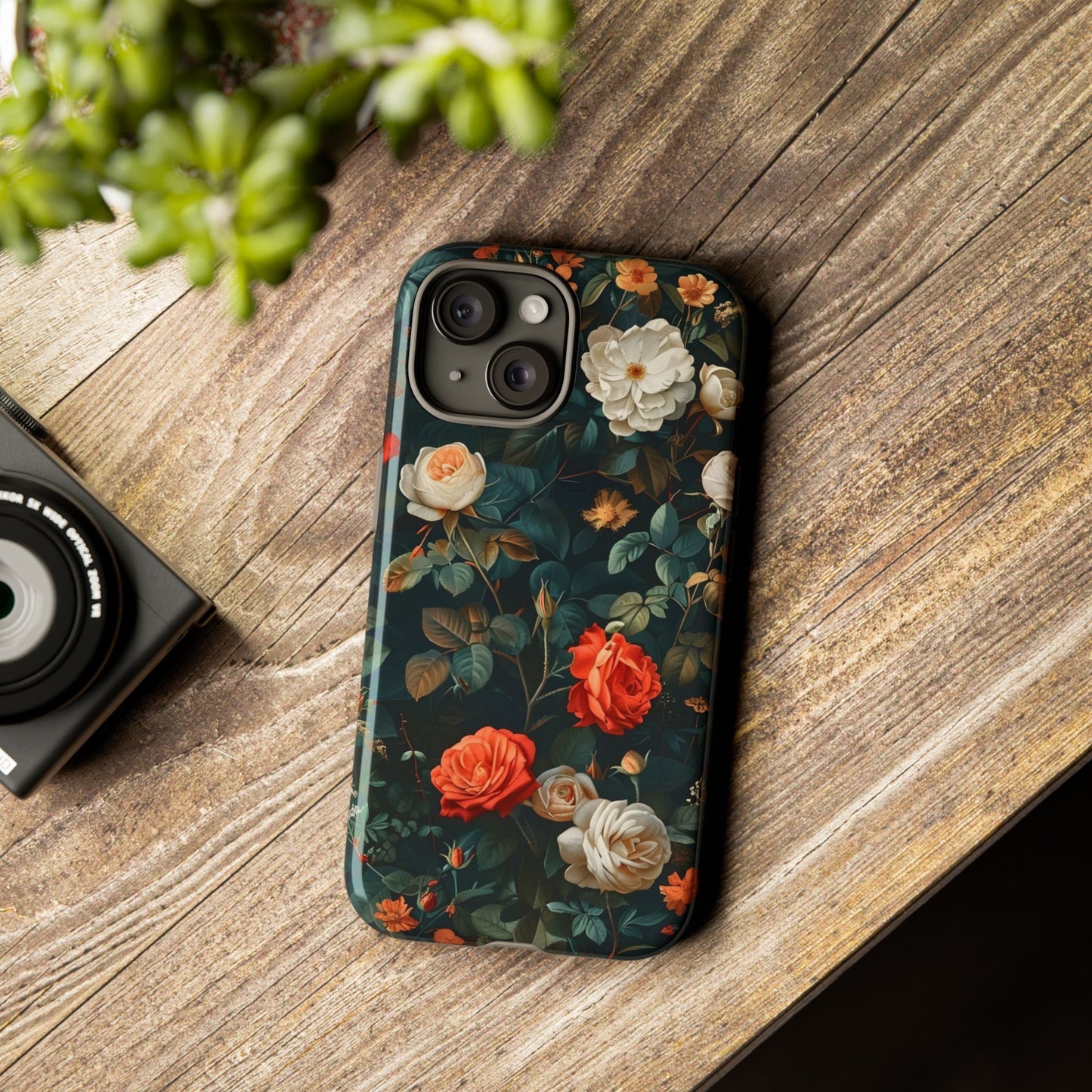 Floral Phone Case | Tough Cases with Elegant Design | Gift for Her, Mother's Day, Birthdays, Personalized, Trendy Tech Accessories