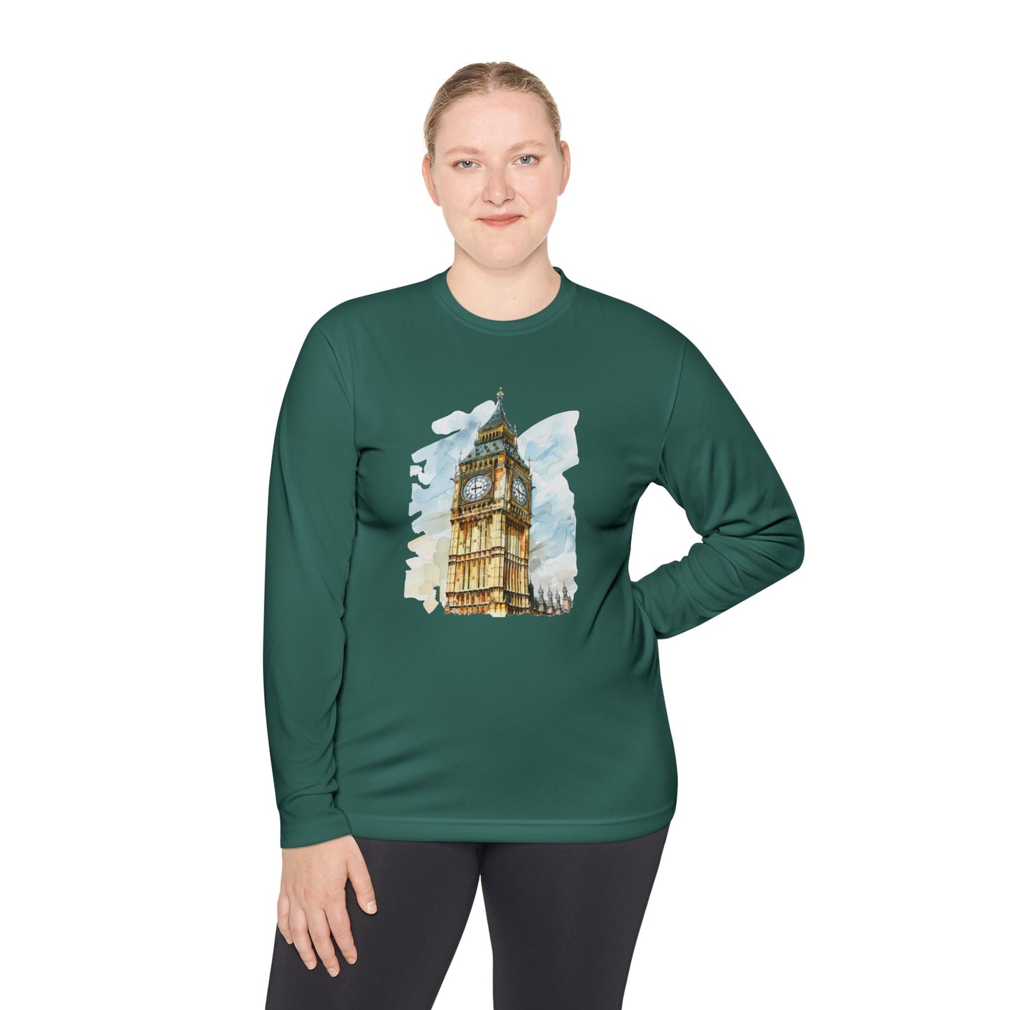 Unisex Lightweight Long Sleeve Tee - The Majestic Big Ben