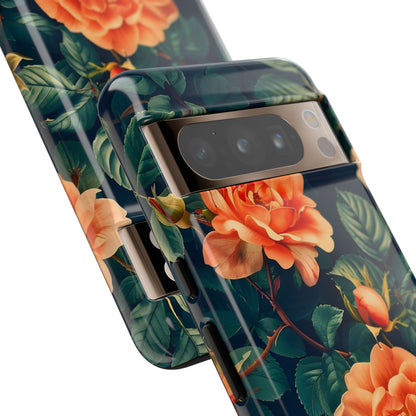 Floral Phone Case, Tough Cases for Nature Lovers, Botanical Design, Phone Protection, Gift for Her, Trending Floral Accessories