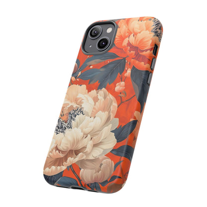 Floral Tough Case, Durable Floral Phone Case, Stylish Protection Case, Gift for Her, Spring Accessories, Mother’s Day Gift