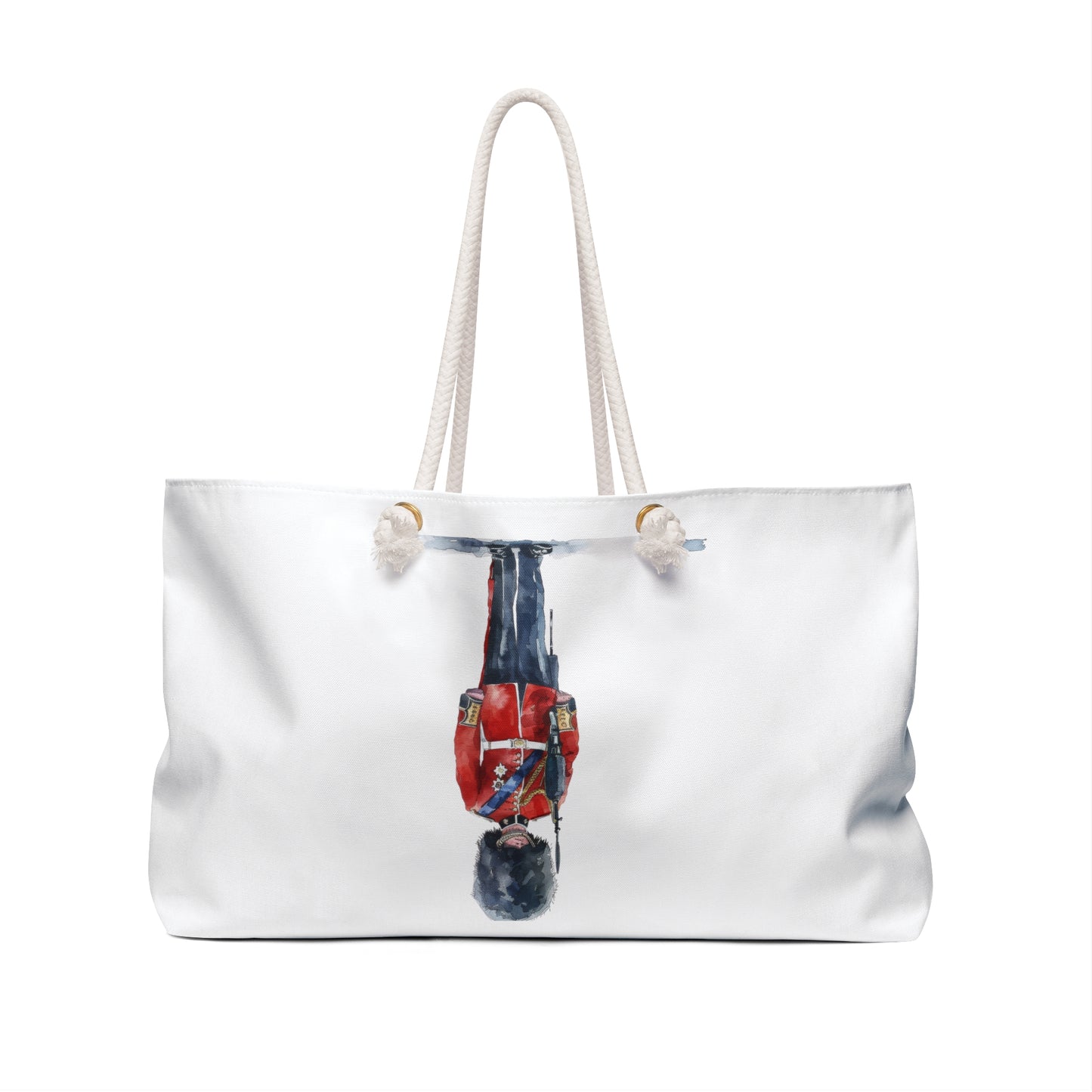 Stylish Weekender Bag with Guard Design, Travel Tote, Beach Bag, Overnight Bag, Gift for Travelers, Weekend Getaway Accessories