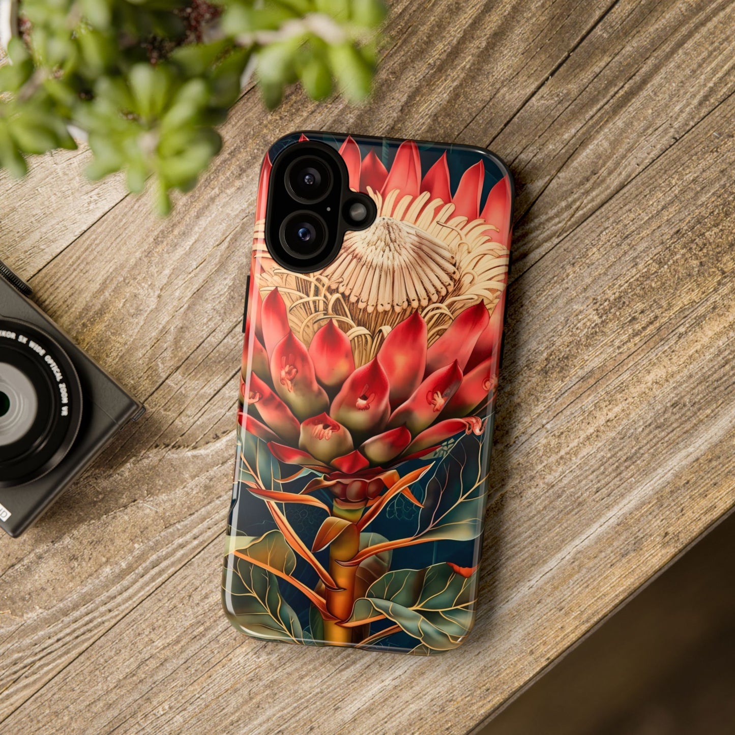 Tough Cases: Vibrant Floral Phone Case, Tough Phone Covers, Floral Art Cases, Nature Design Accessories, Gift for Nature Lovers