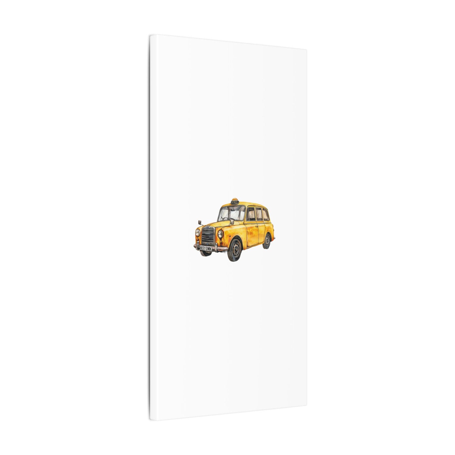 Vintage Taxi Matte Canvas, Stretched, 0.75" (Multi-Size)