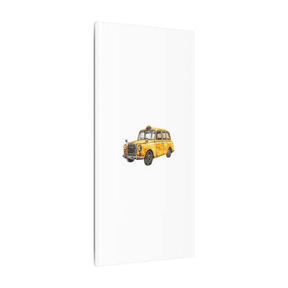 Vintage Taxi Matte Canvas, Stretched, 0.75" (Multi-Size)
