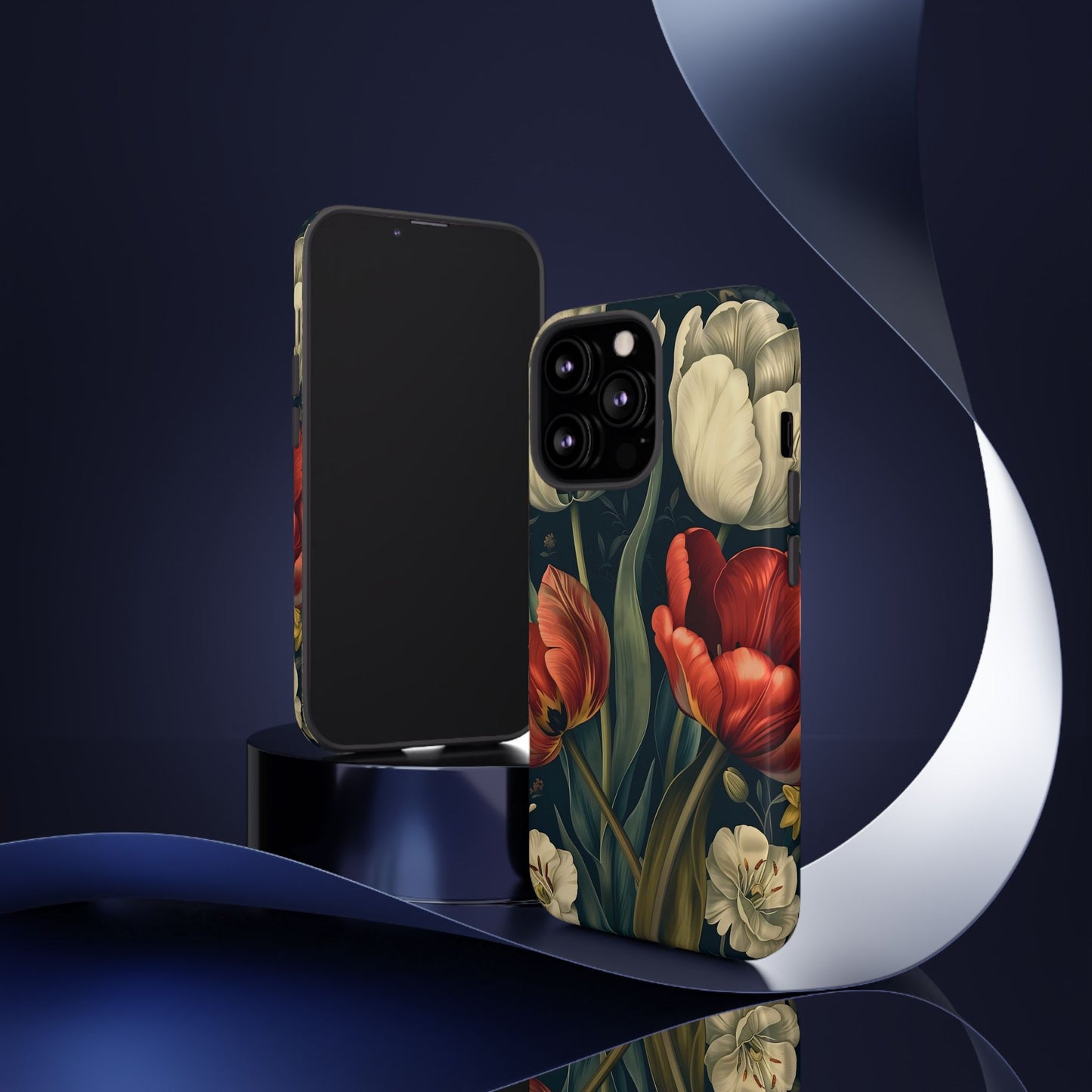 White Flower Tough Cases