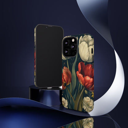 White Flower Tough Cases