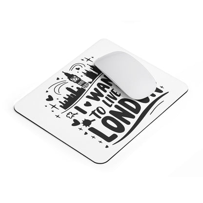 London-Themed Mouse Pad | Perfect Gift for Travelers, Work Desk Accessory, Office Decor, Home Office Essentials, Unique Gift Idea