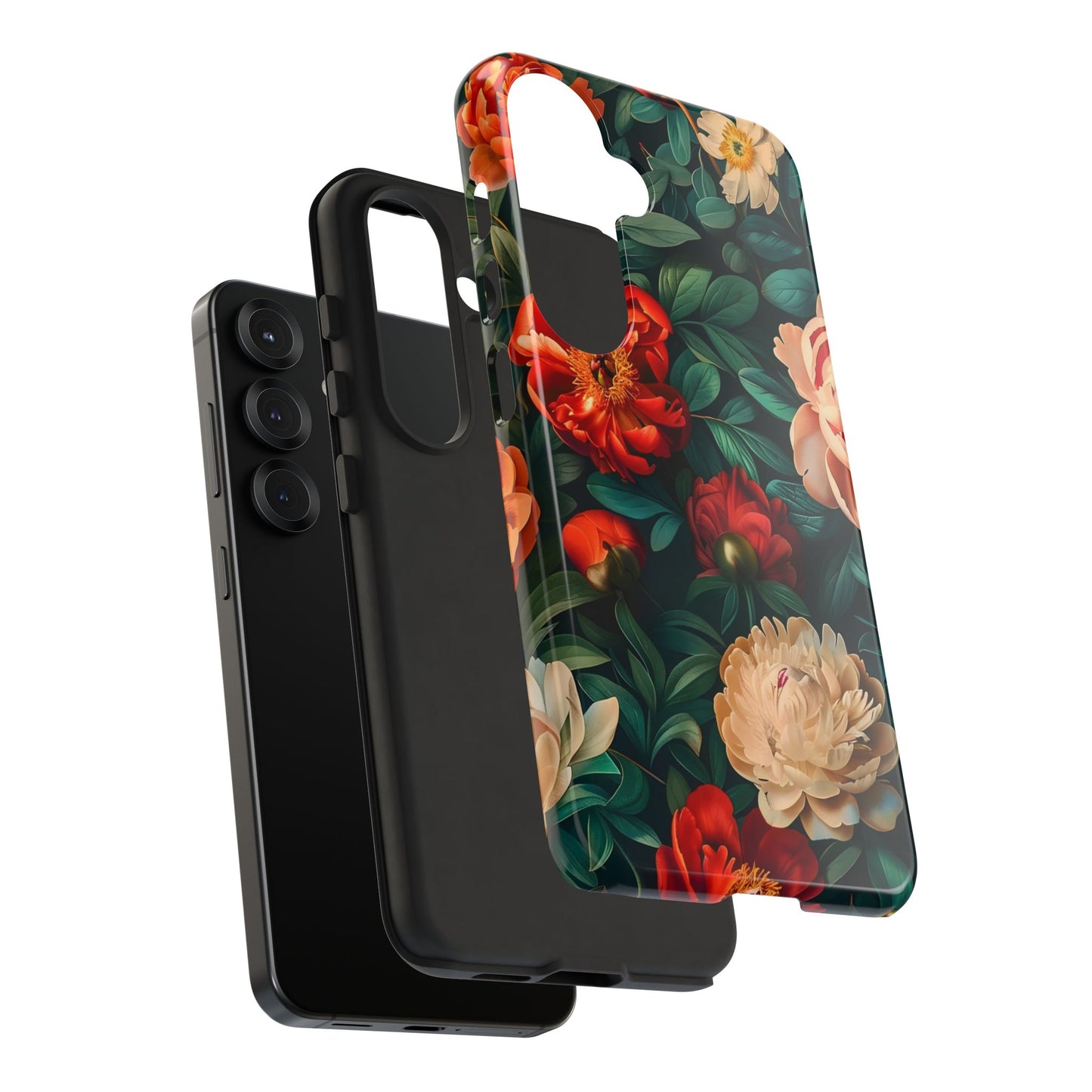 Floral Phone Case - Tough Cases, Vibrant Protection, Gift for Her, Cute Floral Design, Trendy Accessory, Perfect for Spring