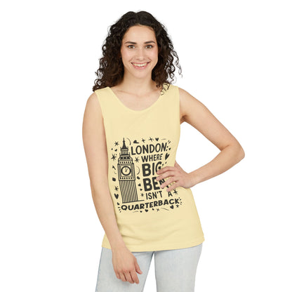 Unisex Garment-Dyed Tank Top - London's Dream