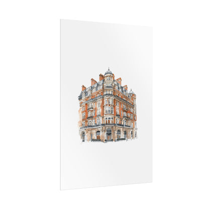 Elegant Architectural Rolled Posters, Art Prints for Home Decor, Gift for Housewarming, Wall Art for Living Room, Unique Art Decor
