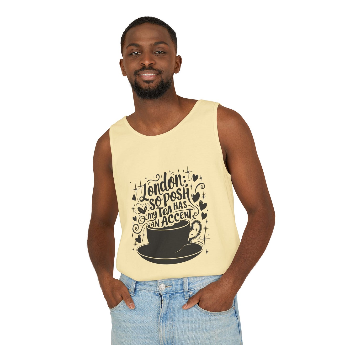 Unisex Garment-Dyed Tank Top - London's Nostalgic Tea