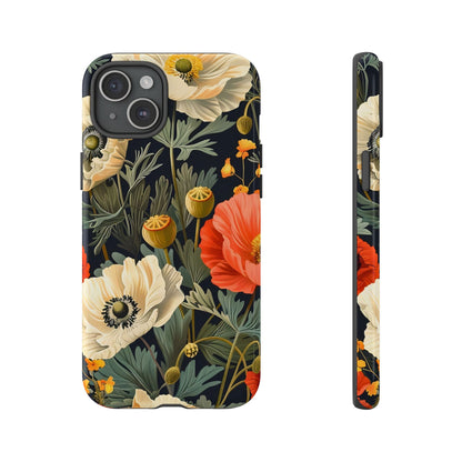 Floral Phone Case - Tough Cases with Vibrant Garden Design, Phone Accessory, Gift for Her, Spring Style, Nature Lover