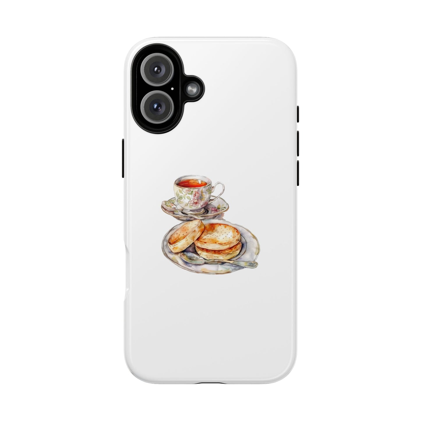 Elegant Tea & Cookies Phone Case - Tough Cases for Tea Lovers