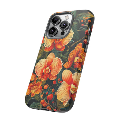 Floral Phone Case - Tough Cases, Protective Cover, Gift for Her, Smartphone Accessory, Floral Design, Nature-Inspired