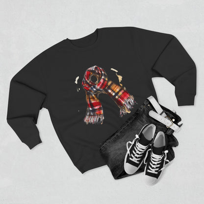 Unisex Crewneck Sweatshirt - Classic British Plaid Scarf