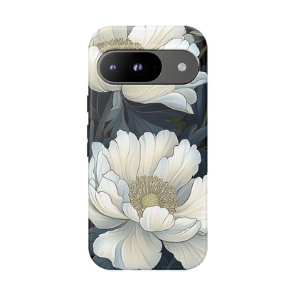 Elegant Floral Phone Case, Floral iPhone Cover, Flower Art Phone Case, Eco-Friendly Mobile Protection, Tough & Stylish Phone Case