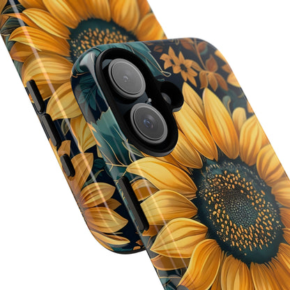 Sunflower Phone Case - Bright Floral Design, Stylish Tough Cover for Sunflower Lovers, Gift for Plant Enthusiasts, Mom Gift, Nature Lovers
