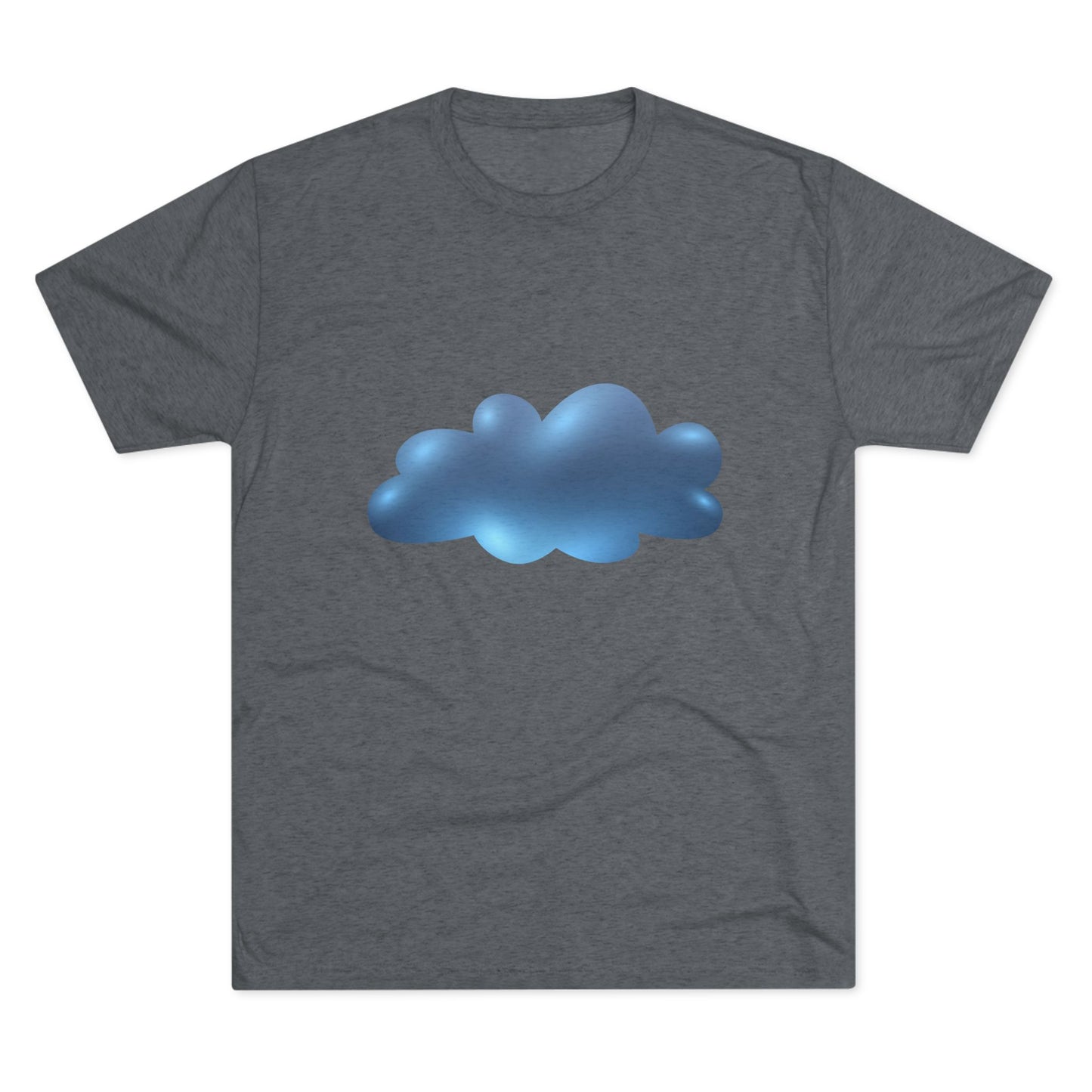 Serene Cloudscape - Dreamy Cloud Classy Unisex Tri-Blend Crew Tee