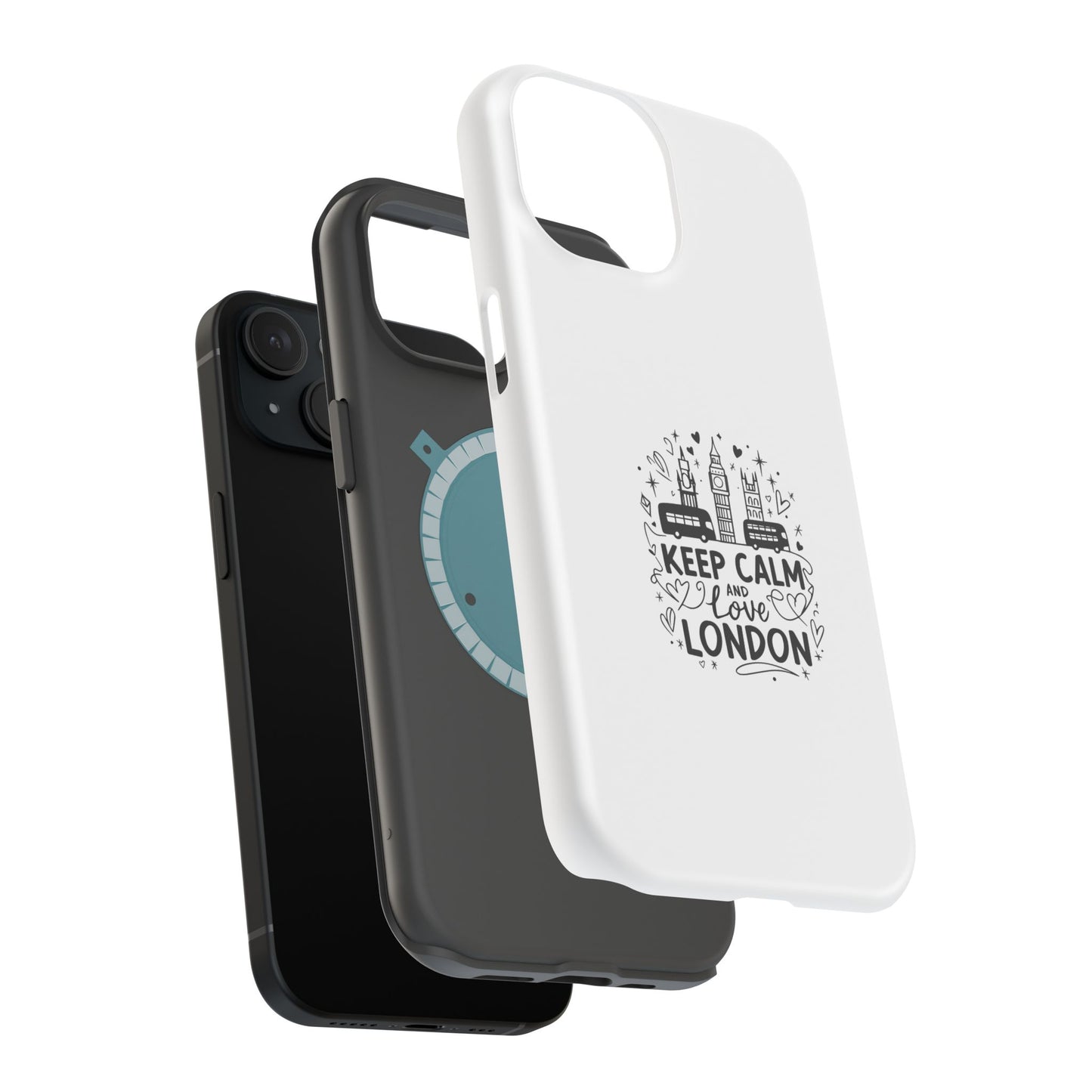 Keep Calm and Love London Magnetic Phone Case