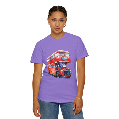 Unisex Garment-Dyed T-shirt - London’s Pride: The Iconic Red Bus