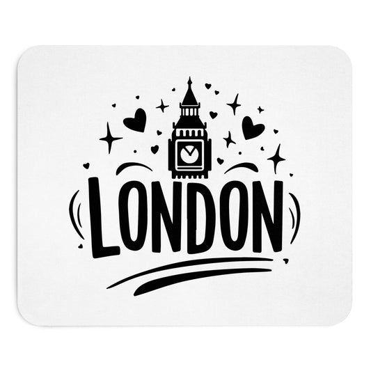 London-Themed Mouse Pad, Office Decor, Gift for London Lovers, Unique Mouse Mat, Travel Souvenir, Stylish Desk Accessory