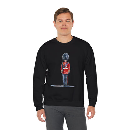 Unisex Heavy Blend™ Crewneck Sweatshirt Elegant - Soldier - Classic Military Elegance and Honorable
