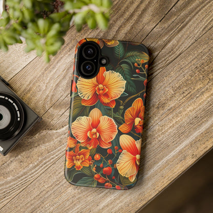 Floral Phone Case - Tough Cases, Protective Cover, Gift for Her, Smartphone Accessory, Floral Design, Nature-Inspired
