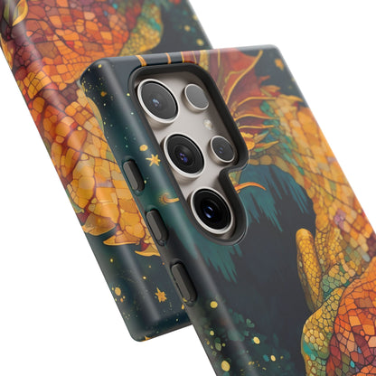Dragon Art Phone Case, Tough Phone Cover, Fantasy Gift, Unique Mobile Accessory, Dragon Lover Gift, Stylish Protection