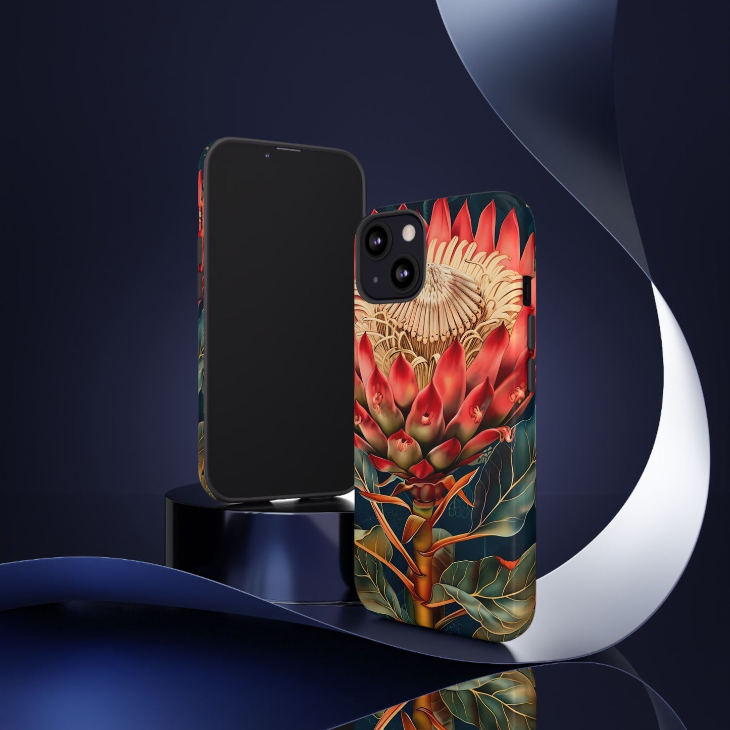 Tough Cases: Vibrant Floral Phone Case, Tough Phone Covers, Floral Art Cases, Nature Design Accessories, Gift for Nature Lovers
