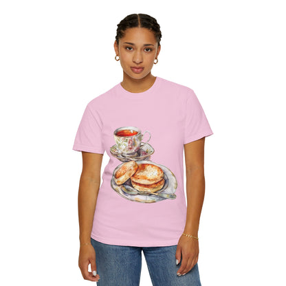 Unisex Garment-Dyed T-shirt - Sunday Roasts & Afternoon Tea - The Heart of British Cuisine