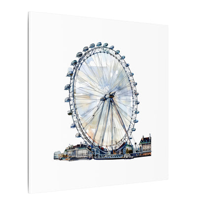 London Eye Canvas Print, Wall Art Decor, Travel Gift, Home Decoration, Unique Art Piece