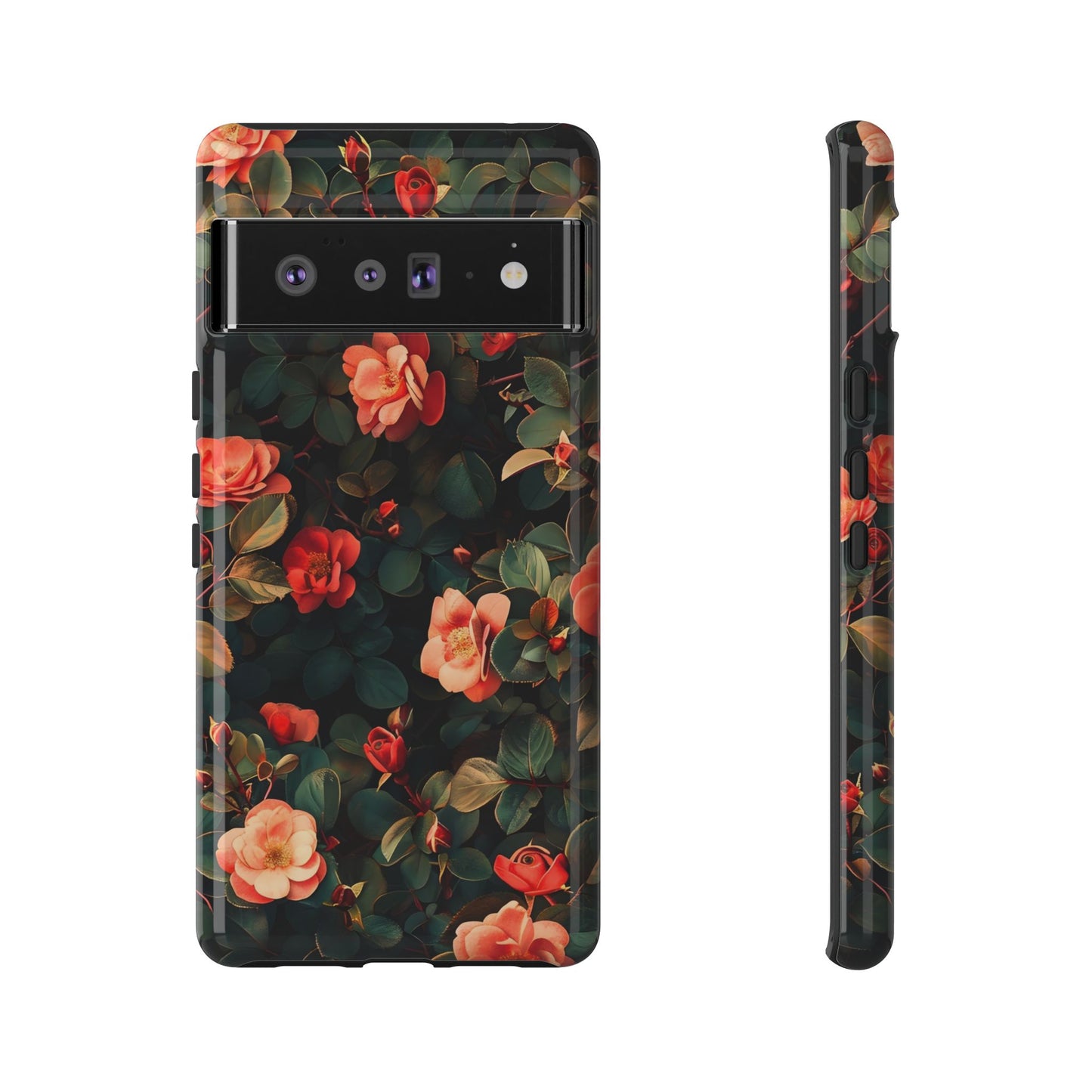 Floral Phone Case - Elegant Floral Design, Tough Protective Case, Perfect Gift for Her, Trendy Phone Accessories, Mother’s Day, Birthday