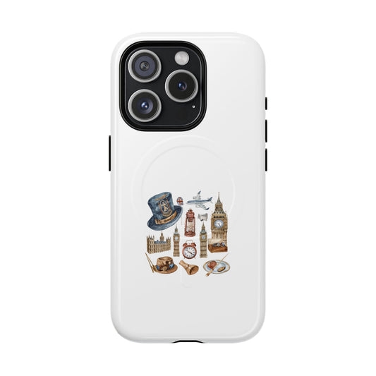 Stylish Tough Magnetic Phone Case Featuring Iconic London Landmarks, Durable Protection, Gift for Travelers, Phone Cover, Customizable [...]