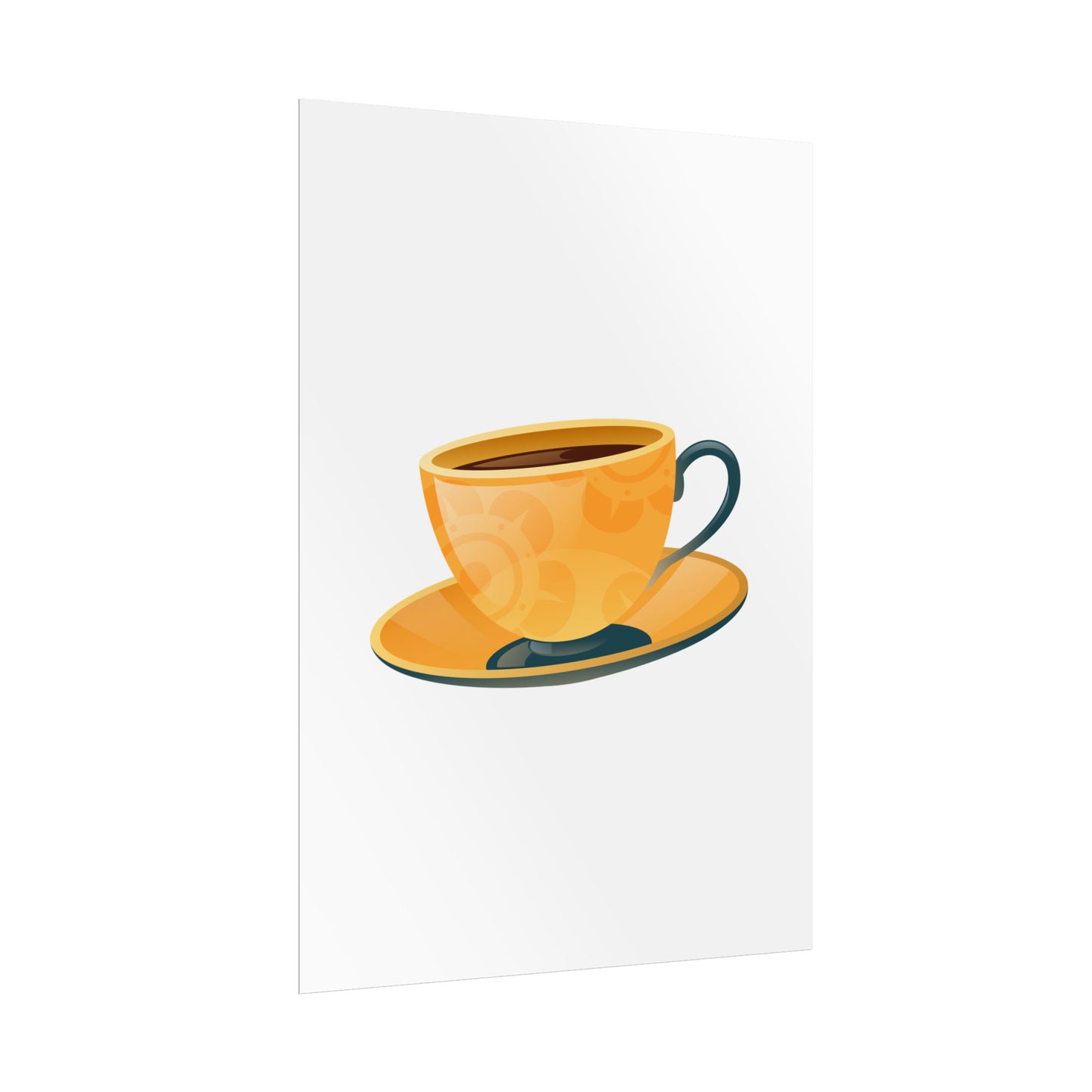 Coffee Lovers Rolled Posters, Cute Coffee Art, Kitchen Decor, Coffee Shop Print, Gift for Coffee Enthusiasts
