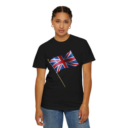 Unisex Garment-Dyed T-shirt - Emblem of Unity - The British Flag