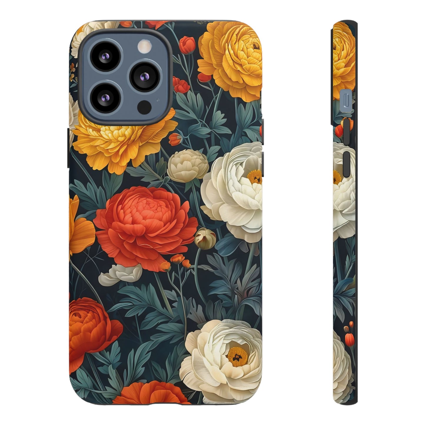 Floral Tough Case for Phones | Durable Floral Phone Cover, Boho Chic, Unique Gift for Her, Phone Protection, Flower Design