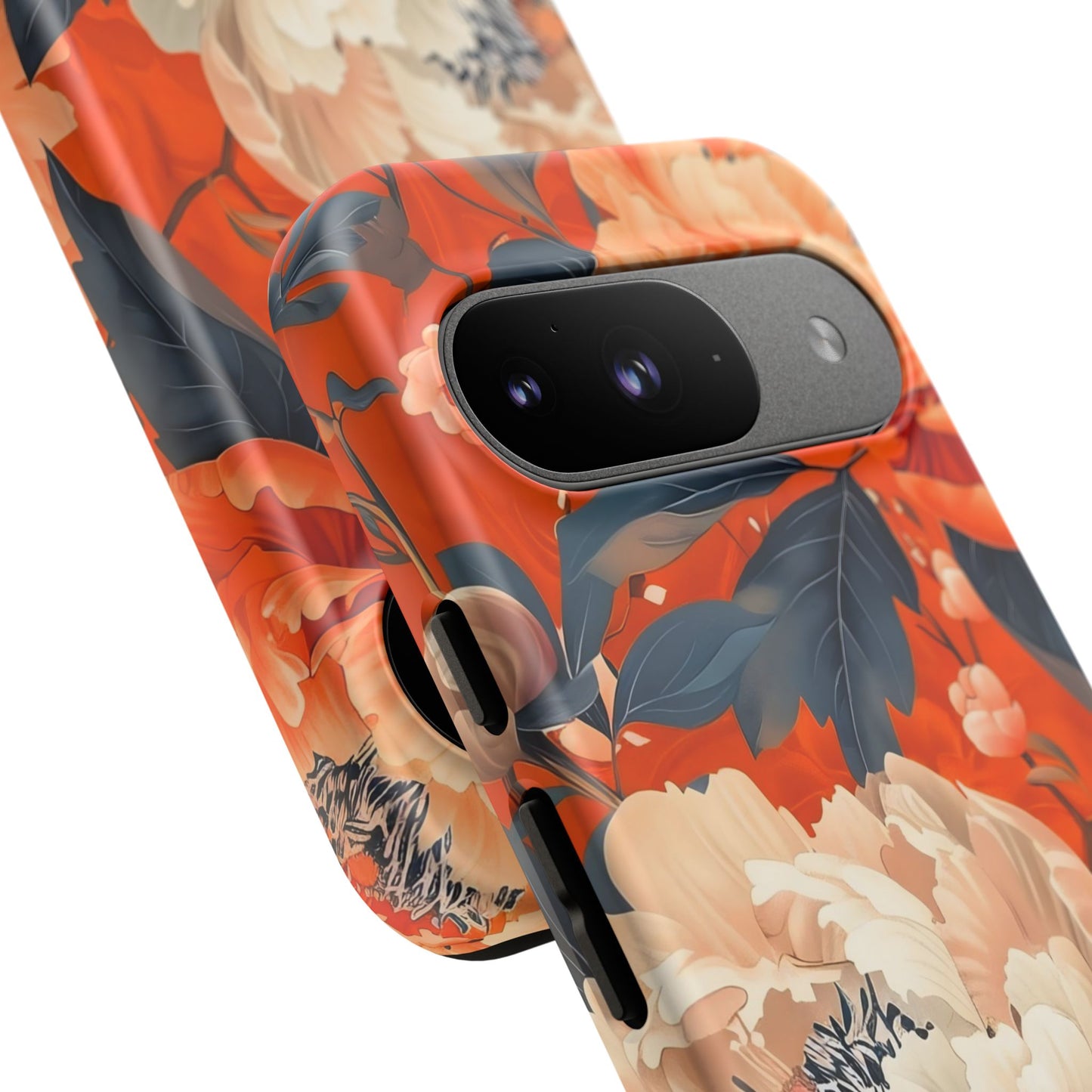 Floral Tough Case, Durable Floral Phone Case, Stylish Protection Case, Gift for Her, Spring Accessories, Mother’s Day Gift