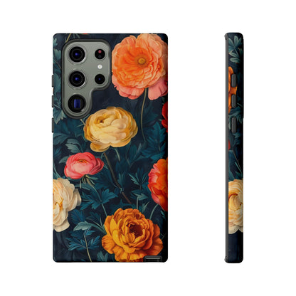 Floral Phone Case - Tough Cases, Stylish Protection, Gift for Flower Lovers, Customizable Cover, Floral Design Mobile Accessory