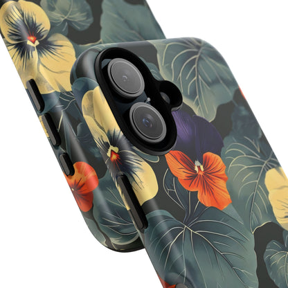 Tough Cases Floral iPhone Case, Tough Phone Cover, Stylish Floral Design, Gift for Her, Summer Vibe, Durable Protective Case