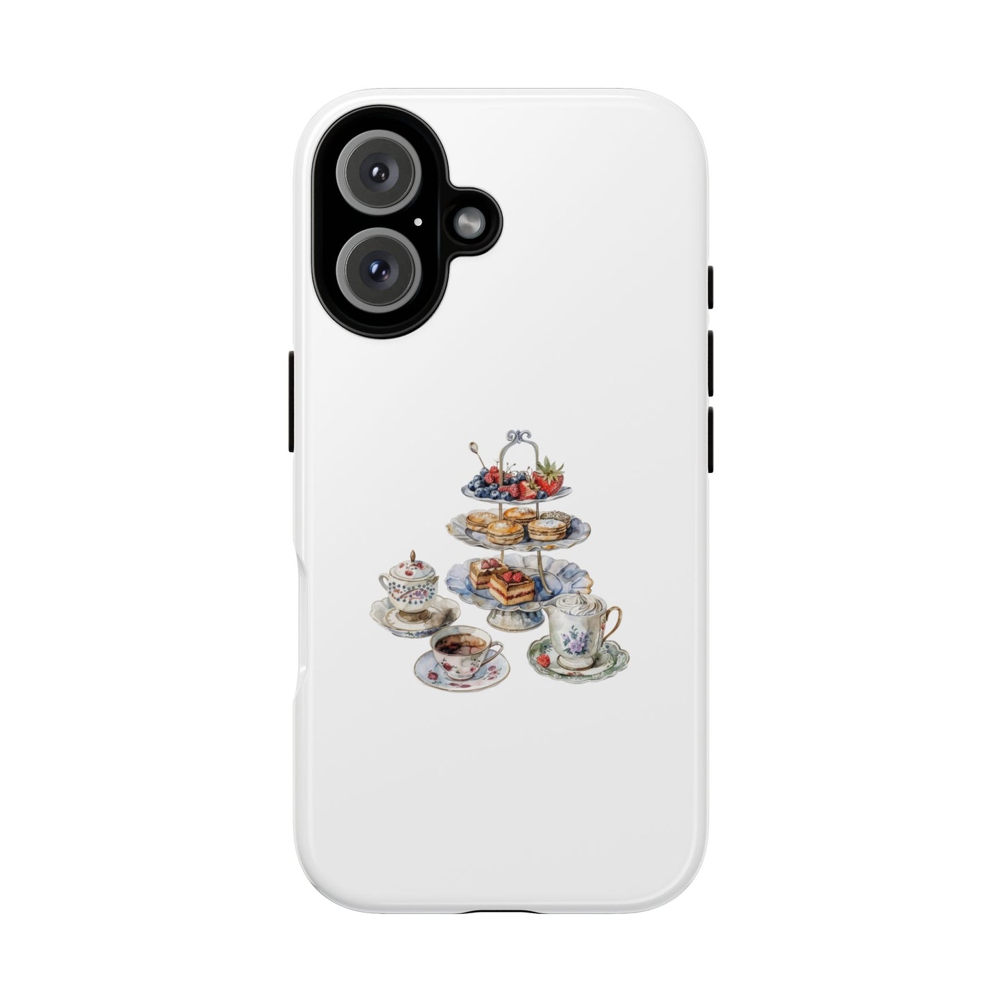 Chic Tea Party Phone Case - Stylish Tough Cases for Tea Lovers