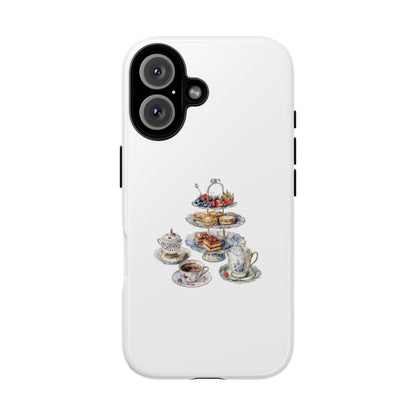 Chic Tea Party Phone Case - Stylish Tough Cases for Tea Lovers