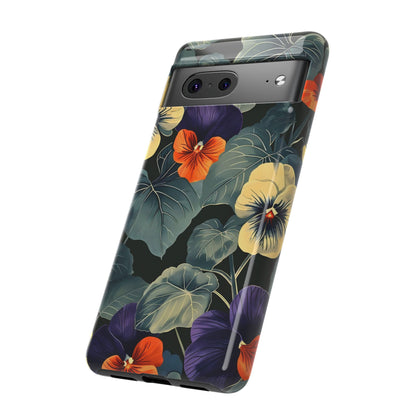 Tough Cases Floral iPhone Case, Tough Phone Cover, Stylish Floral Design, Gift for Her, Summer Vibe, Durable Protective Case
