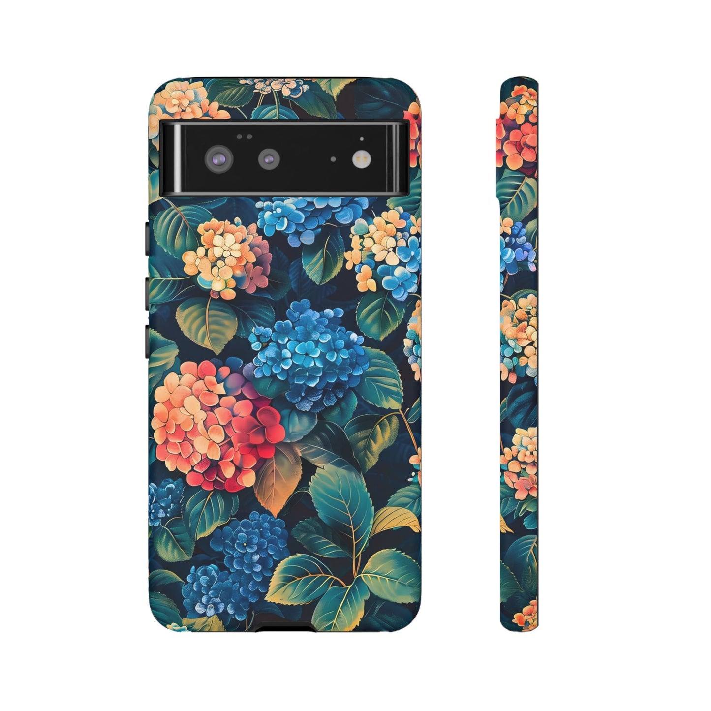 Floral Phone Case, Stylish Tough Case for Gardener Gift, Flower Lover Accessory, Pretty Floral Design, Protective Case