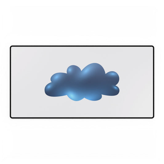 Cloud-Inspired Desk Mat for an Aesthetic Workspace, Minimalist Office Decor, Gaming Setup, Gift for Students, Home Office Accessory