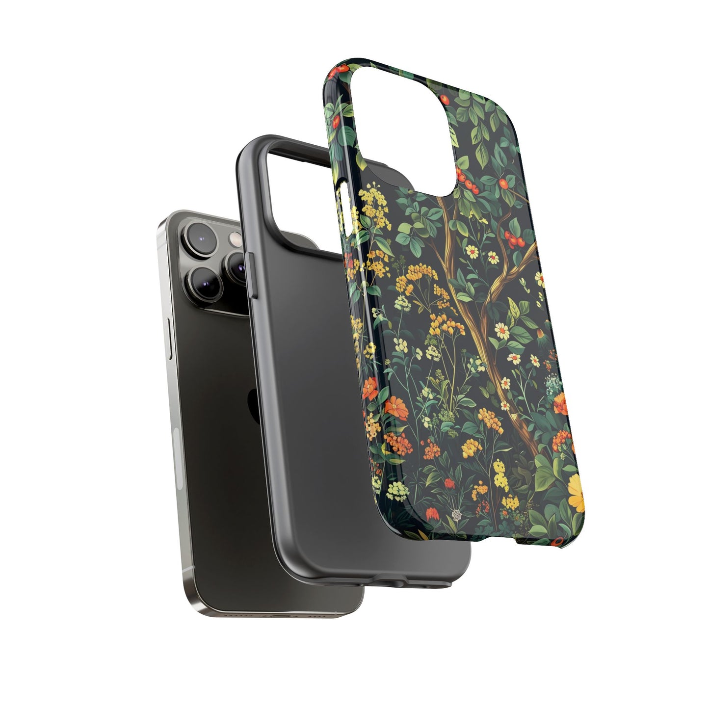 Floral Phone Case - Tough Cases, Colorful Nature Design, Gift for Flower Lovers, Phone Accessory, Unique Cell Phone Cover