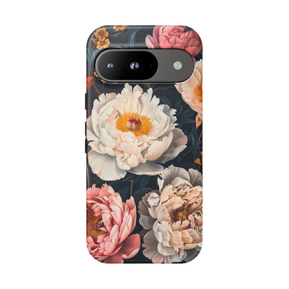 Floral Phone Case, Tough Phone Cover, Flower Design, Unique Gift for Her, Trendy Accessory, Spring Decor